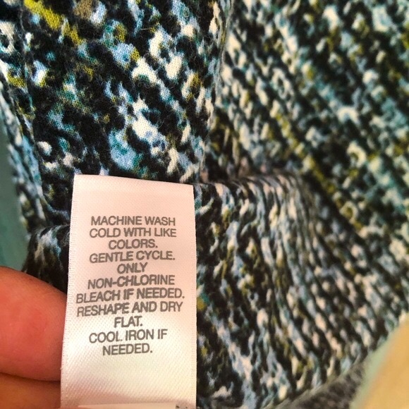 j.jill wearever top in shades of black, blue, taupe, & cream; perfect any season - Picture 10 of 11